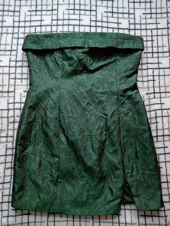 Altar'd State Dresses & Skirts - Altar'd State Size Medium Green Jacquard Tube Top Mini Dress BRAND NEW